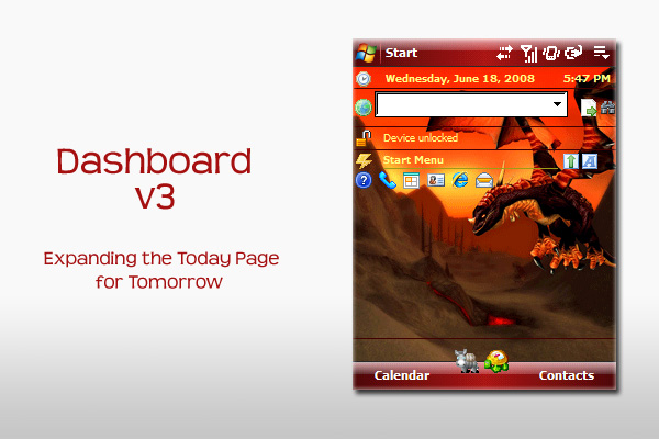 Dashboard v3 - Windows Mobile Device Software